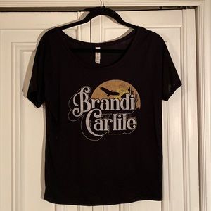 Brandi Carlile concert t-shirt.